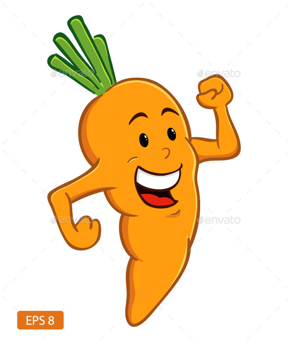 Carrot Cartoon Character Carrot Cartoon Character