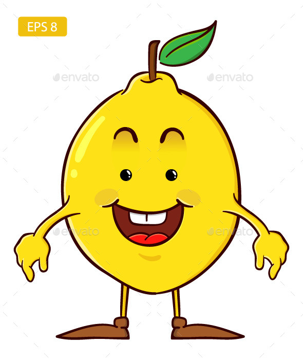 GraphicRiver Lemon Cartoon Character 9755100 GraphicRiver Lemon Cartoon Character 9755100