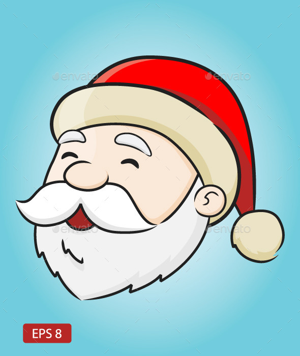 GraphicRiver Santa Klaus Face 9755322 GraphicRiver Santa Klaus Face 9755322