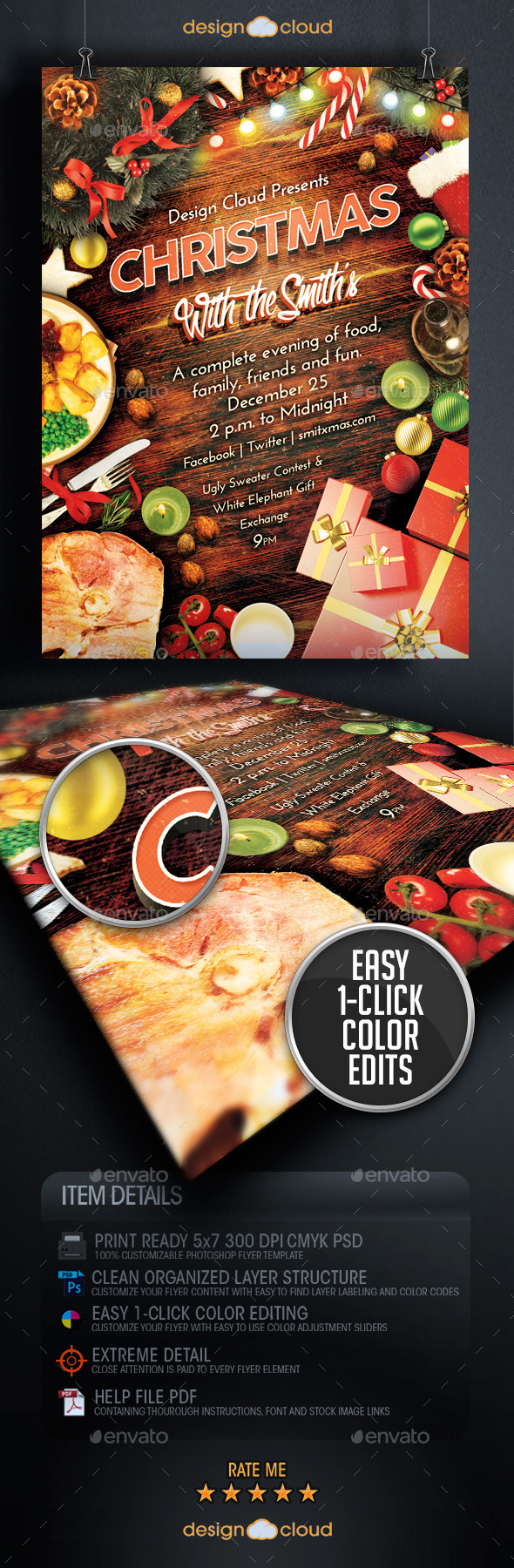 GraphicRiver Christmas Family Dinner and Party Flyer Template 9756509 GraphicRiver Christmas Family Dinner and Party Flyer Template 9756509