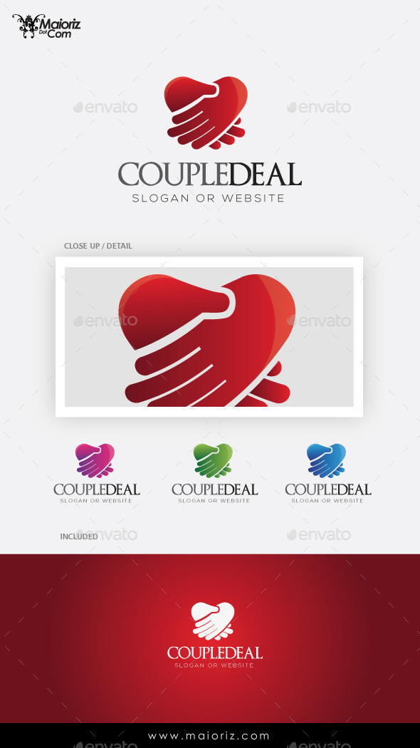 GraphicRiver Couple Deal Logo Template 9758680 GraphicRiver Couple Deal Logo Template 9758680