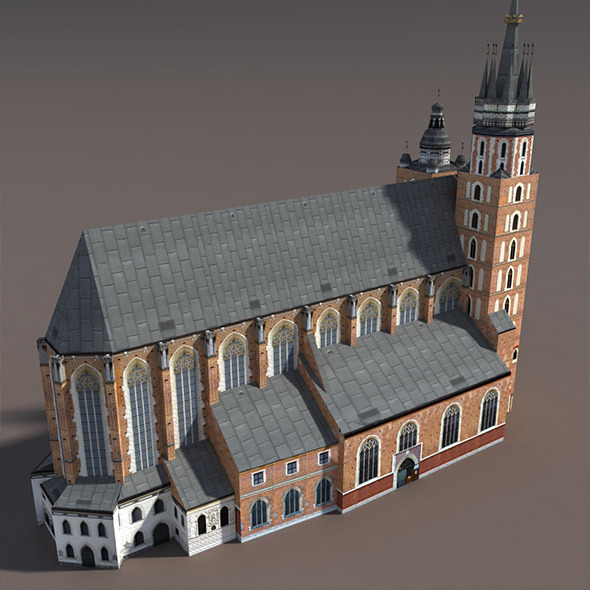 Church St.Maria Low poly model Church St.Maria Low poly model
