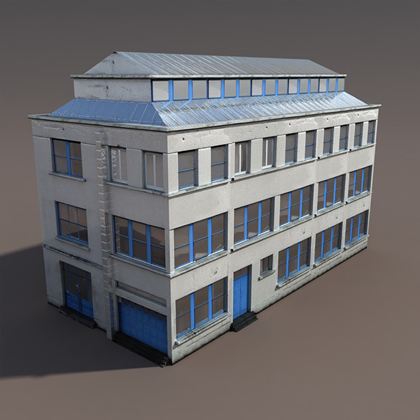 3DOcean Factory #93 Low Poly 3D Model 9760156 3DOcean Factory #93 Low Poly 3D Model 9760156