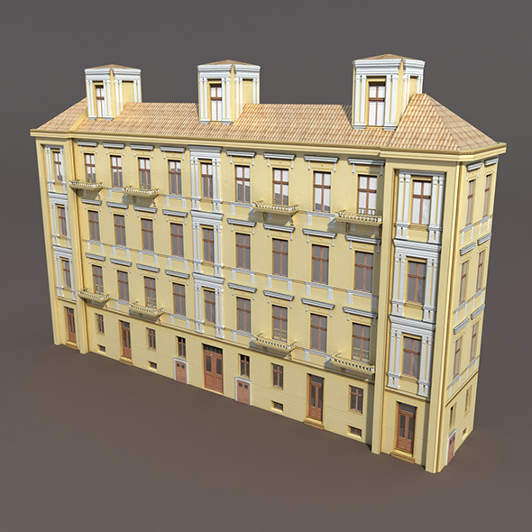 3DOcean Apartment House #98 Low Poly 3D model 9760704 3DOcean Apartment House #98 Low Poly 3D model 9760704