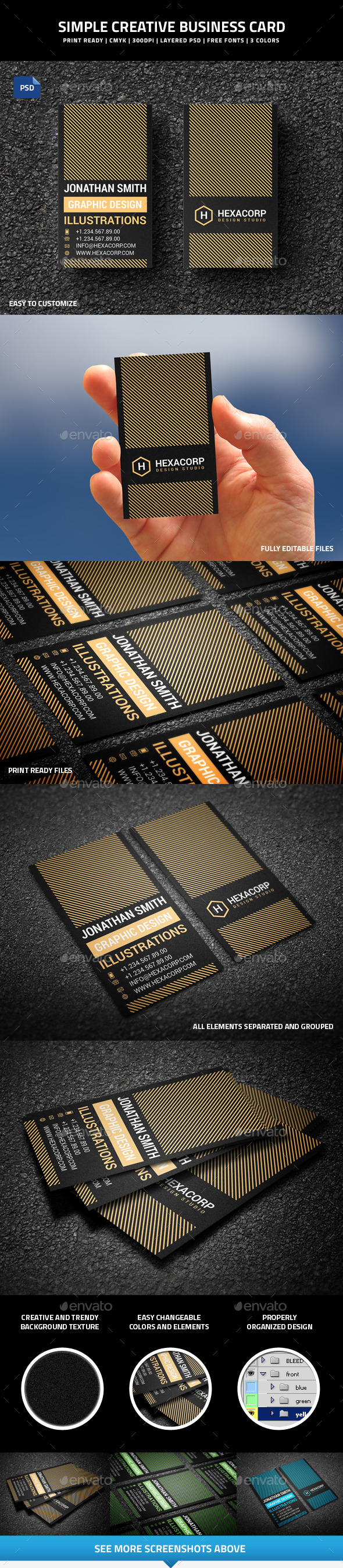 GraphicRiver Simple Creative Business Card 51 9760885 GraphicRiver Simple Creative Business Card 51 9760885