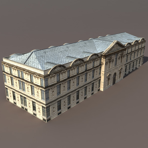 Apartment House #106 Low Poly 3D Model Apartment House #106 Low Poly 3D Model