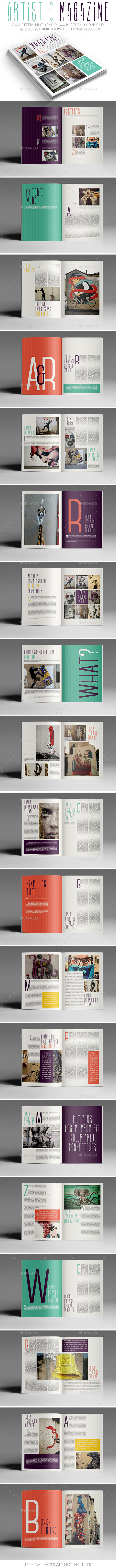GraphicRiver Artistic Magazine 9764394 GraphicRiver Artistic Magazine 9764394