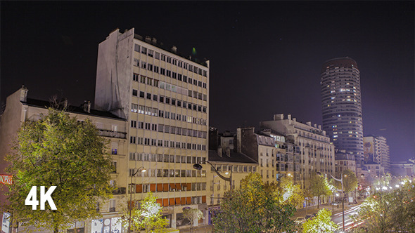 Night City Street Night City Street