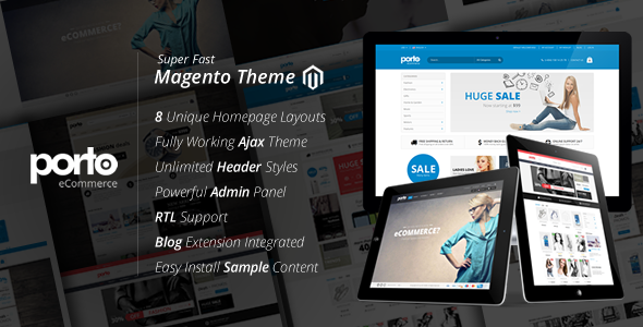 porto ecommerce - ultimate magento theme 