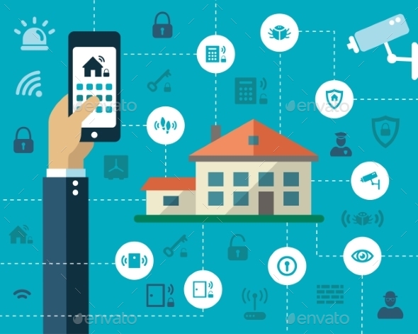 GraphicRiver Security Composition 9766357 GraphicRiver Security Composition 9766357