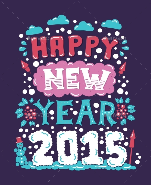 GraphicRiver New Year Card 9766381 GraphicRiver New Year Card 9766381