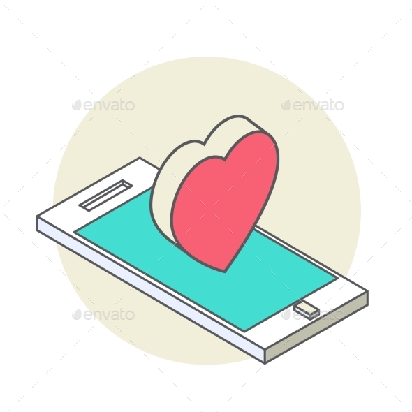GraphicRiver Isometric Illustration for Valentine s Day 9766751 GraphicRiver Isometric Illustration for Valentine s Day 9766751