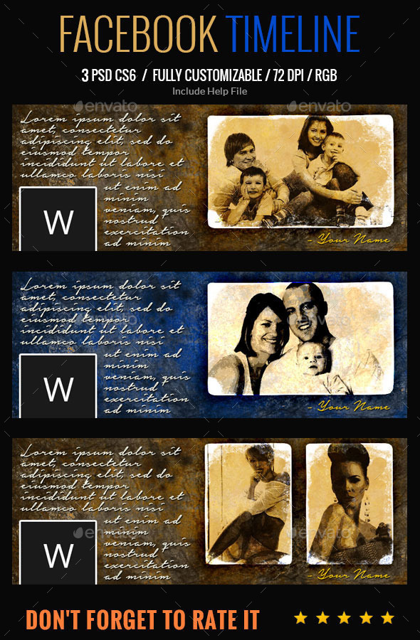 GraphicRiver Vintage Style Facebook Cover 9767156 GraphicRiver Vintage Style Facebook Cover 9767156
