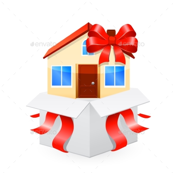 GraphicRiver House as a Gift Vector 10 EPS 9767210 GraphicRiver House as a Gift Vector 10 EPS 9767210