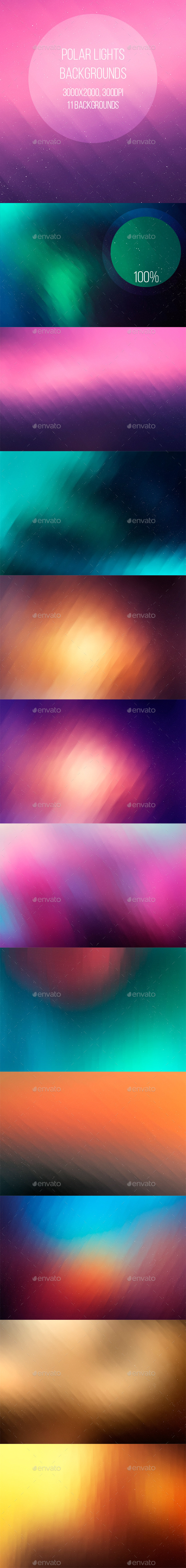 GraphicRiver Polar Lights Backgrounds 9767596 GraphicRiver Polar Lights Backgrounds 9767596