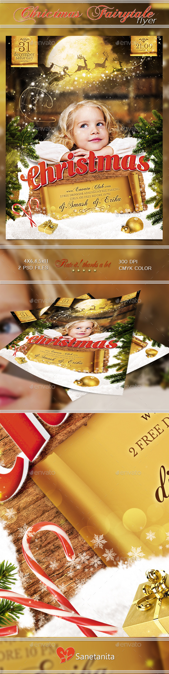 GraphicRiver Christmas Fairytale Flyer 9768289 GraphicRiver Christmas Fairytale Flyer 9768289