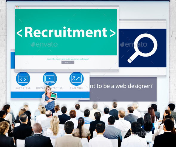 Business People Recruitment Web Design Concept (Misc) Photo Download