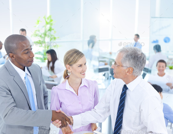 Group of Business People Meeting in the Office (Misc) Photo Download