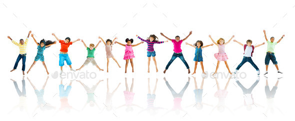 Group of Children Jumping (Misc) Photo Download