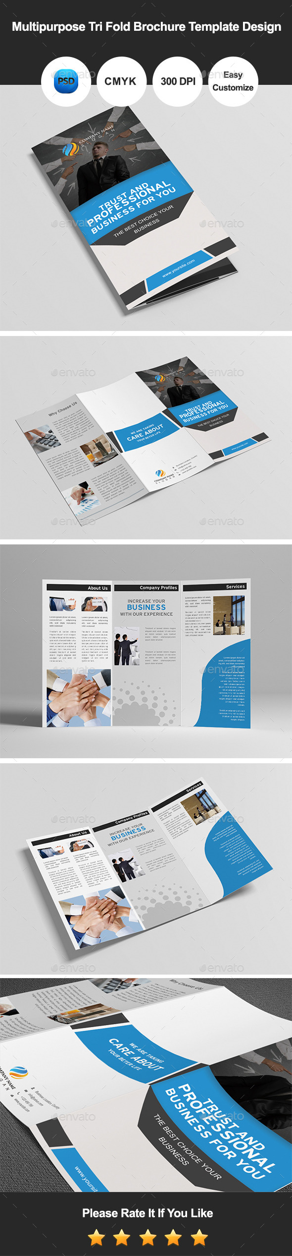 GraphicRiver Multipurpose Tri Fold Brochure Template Design 9769827 GraphicRiver Multipurpose Tri Fold Brochure Template Design 9769827