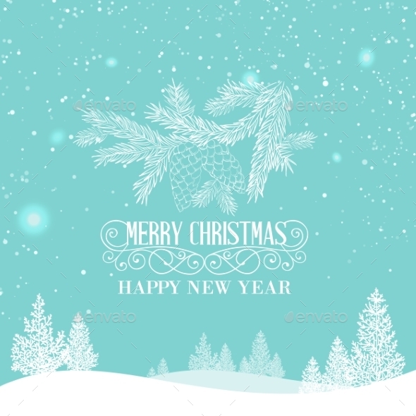 GraphicRiver Merry Christmas Landscape 9770606 GraphicRiver Merry Christmas Landscape 9770606