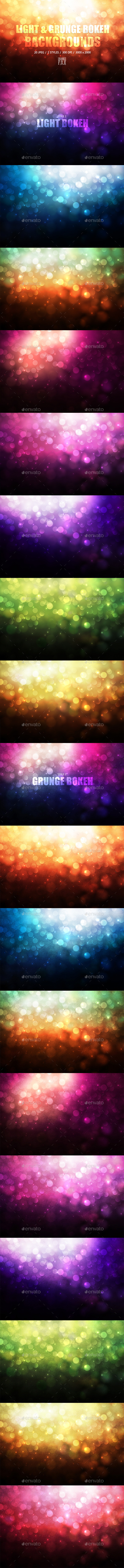 GraphicRiver 20 Grunge & Light Bokeh Backgrounds 9773873 GraphicRiver 20 Grunge & Light Bokeh Backgrounds 9773873