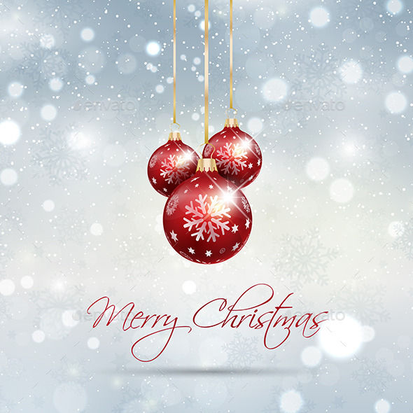 GraphicRiver Christmas Bauble Background 9774204 GraphicRiver Christmas Bauble Background 9774204