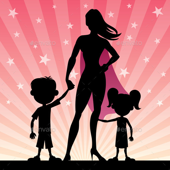 GraphicRiver Super Mom 9774293 GraphicRiver Super Mom 9774293