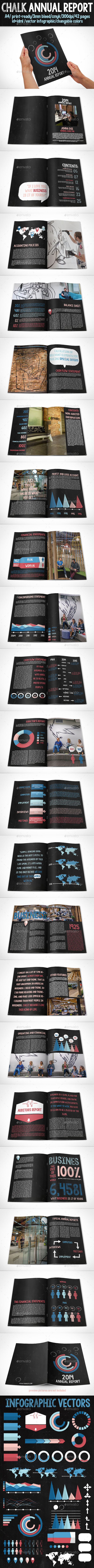 GraphicRiver Chalk Annual Report 9710490 GraphicRiver Chalk Annual Report 9710490