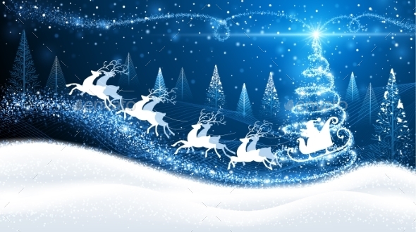 GraphicRiver Christmas Background with Santa 9775011 GraphicRiver Christmas Background with Santa 9775011