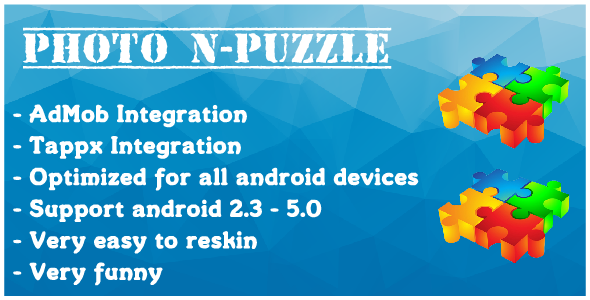 CodeCanyon Photo N-Puzzle With AdMob And Tappx 9677545 CodeCanyon Photo N-Puzzle With AdMob And Tappx 9677545