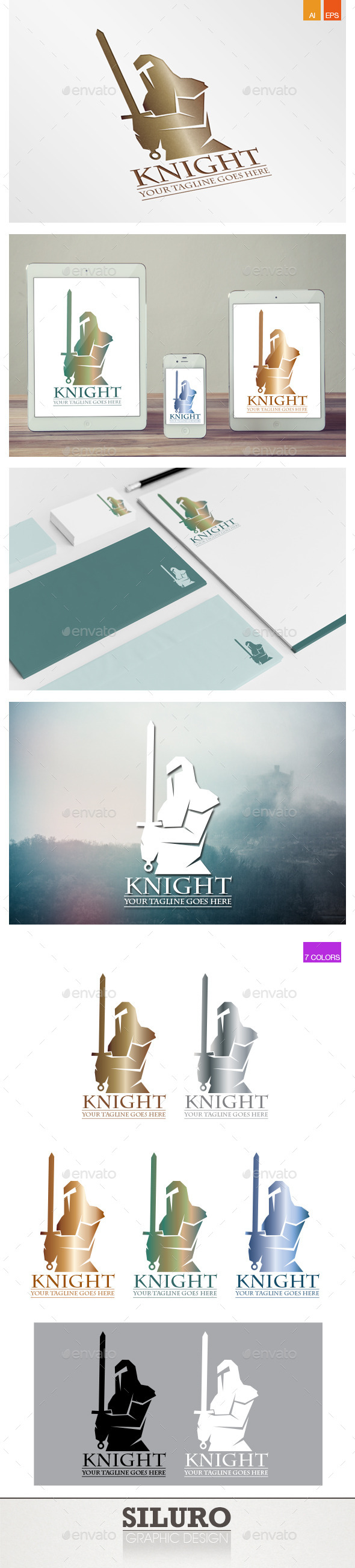 GraphicRiver Knight Logo 9777325 GraphicRiver Knight Logo 9777325