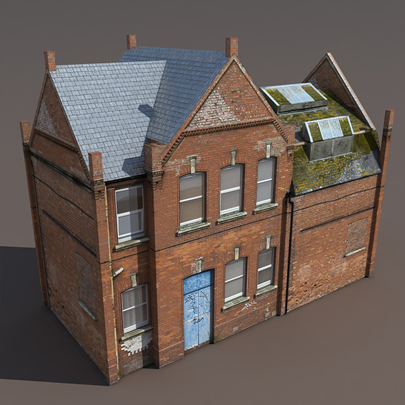 3DOcean Old House Low poly 3D Model 9778092 3DOcean Old House Low poly 3D Model 9778092