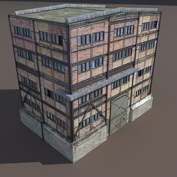 3DOcean Old Factory Low Poly 3D Building 9778183 3DOcean Old Factory Low Poly 3D Building 9778183