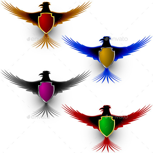 GraphicRiver Bird Eagle Honor Shield Sign 9778298 GraphicRiver Bird Eagle Honor Shield Sign 9778298