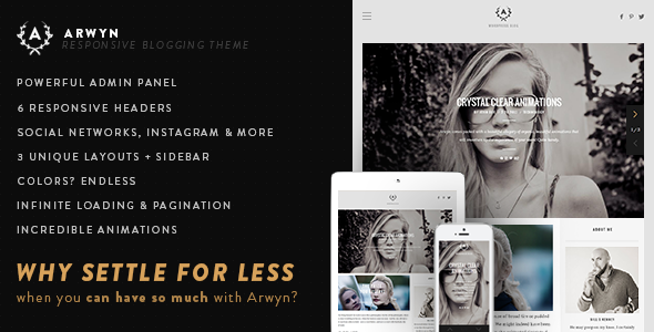 Arwyn - A Charming Personal WordPress Blog Theme