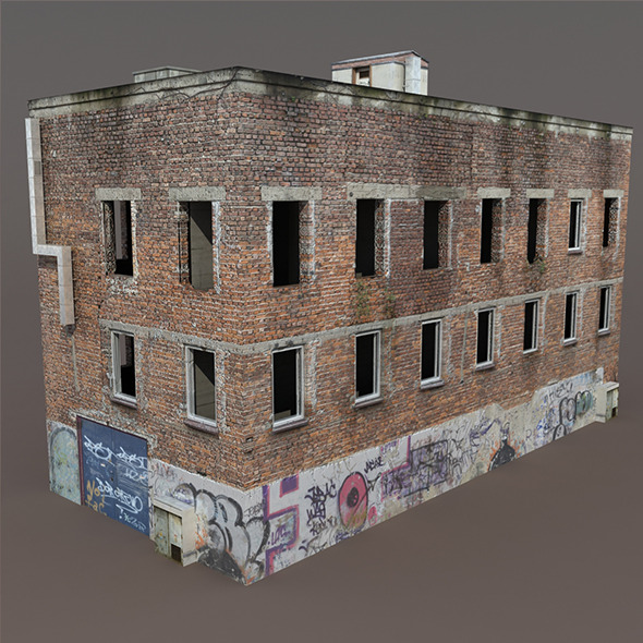 3DOcean Old Factory Ruin Low Poly 3D Model 9779997 3DOcean Old Factory Ruin Low Poly 3D Model 9779997