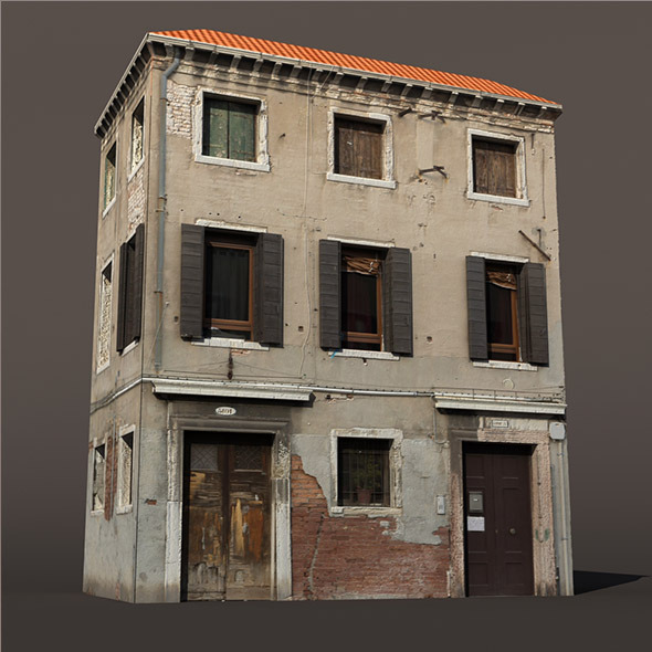 3DOcean Apartment Building Venice Low Poly 9780010 3DOcean Apartment Building Venice Low Poly 9780010