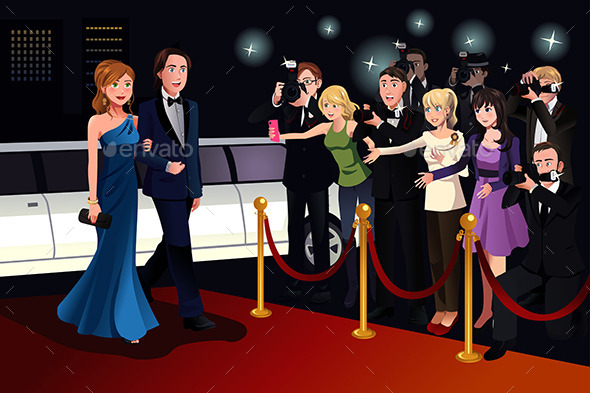 GraphicRiver Couple Going to a Red Carpet Event 9781544 GraphicRiver Couple Going to a Red Carpet Event 9781544