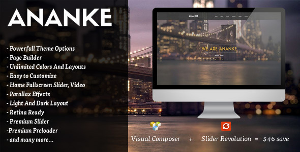 Ananke - One Page Parallax WordPress Theme - Portfolio Creative