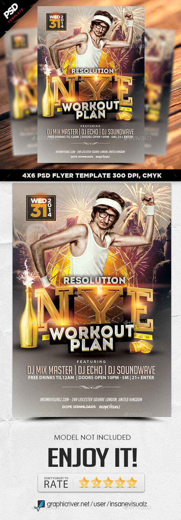 GraphicRiver NYE Resolution Workout Plan Flyer 9717979 GraphicRiver NYE Resolution Workout Plan Flyer 9717979
