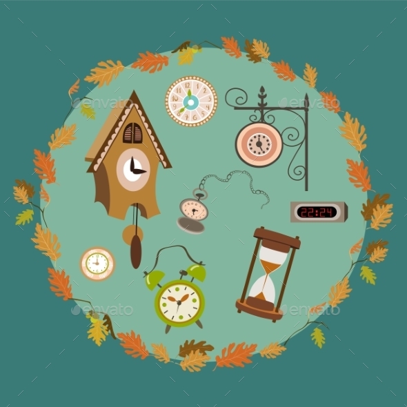 GraphicRiver Clock Collection 9784672 GraphicRiver Clock Collection 9784672