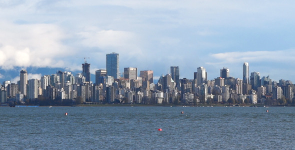 Modern City Skyline Vancouver 01 Modern City Skyline Vancouver 01