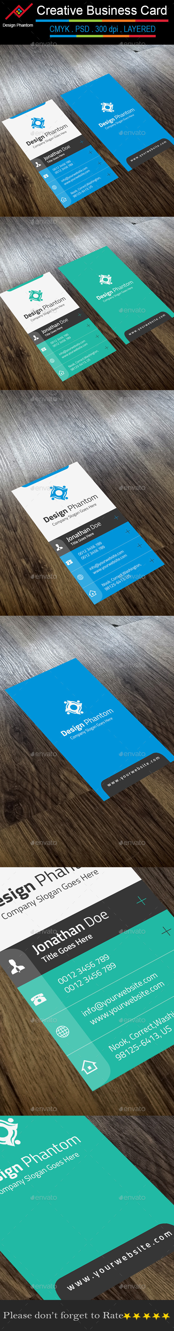 GraphicRiver Creative Business Card 9720931 GraphicRiver Creative Business Card 9720931
