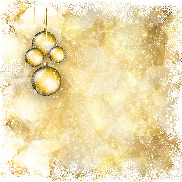 Christmas Bauble Background Christmas Bauble Background