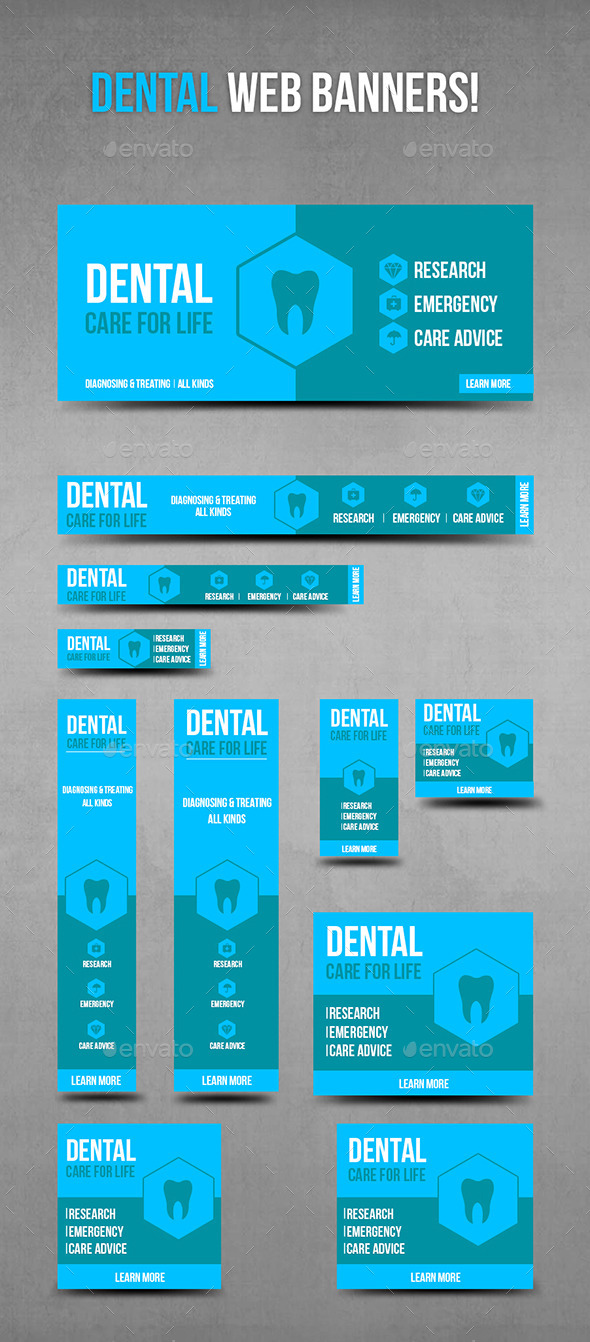 dental web banners 