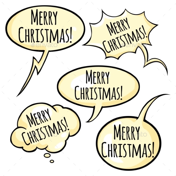 GraphicRiver Vector Set of Greeting Bubble with Text 9788389 GraphicRiver Vector Set of Greeting Bubble with Text 9788389