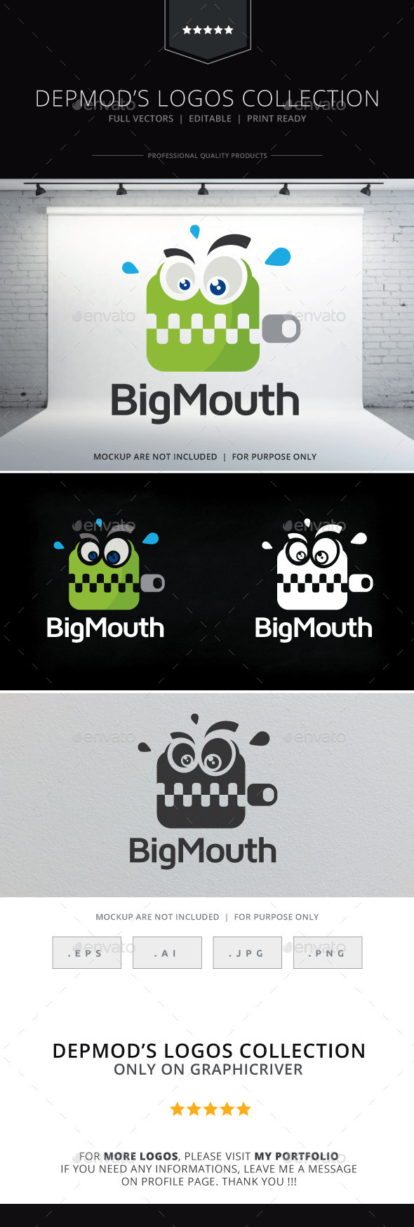 GraphicRiver Big Mouth Logo 9789010 GraphicRiver Big Mouth Logo 9789010