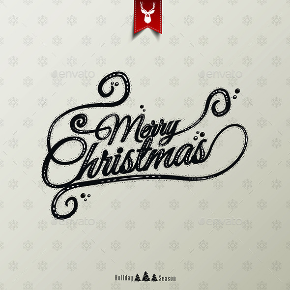 GraphicRiver Vintage Christmas Typographical Background 9789121 GraphicRiver Vintage Christmas Typographical Background 9789121