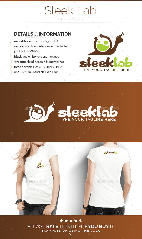 GraphicRiver Sleek Lab Logo Template 9790383 GraphicRiver Sleek Lab Logo Template 9790383